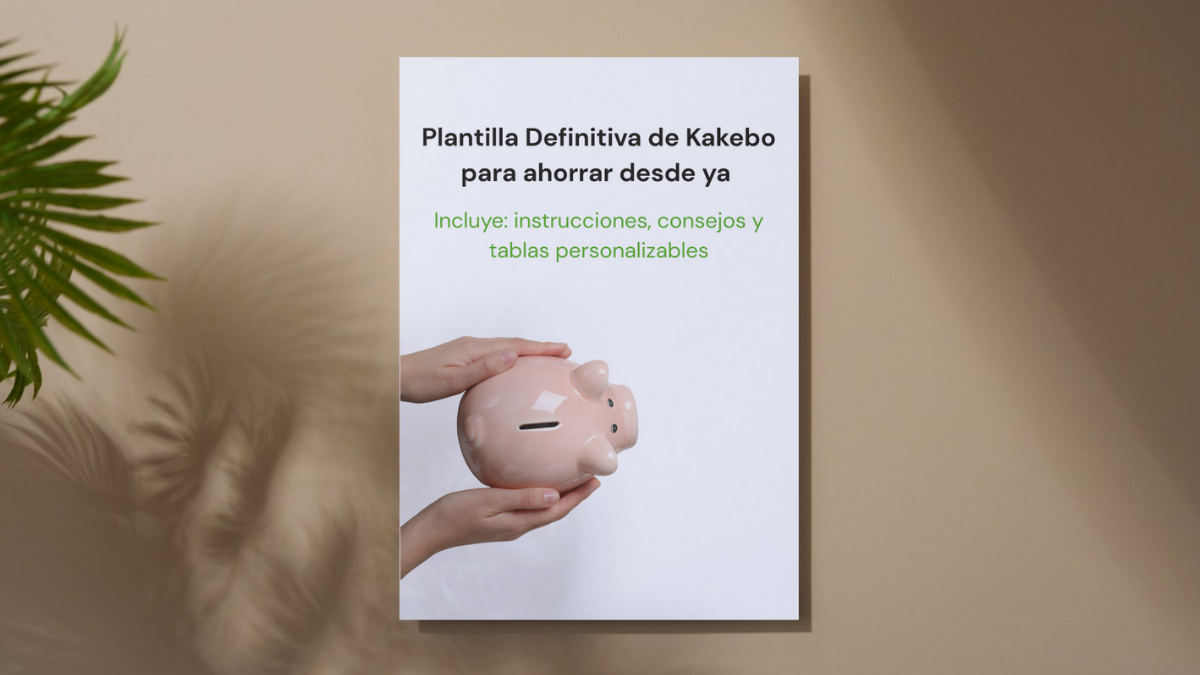 Mockup de plantilla método Kakebo